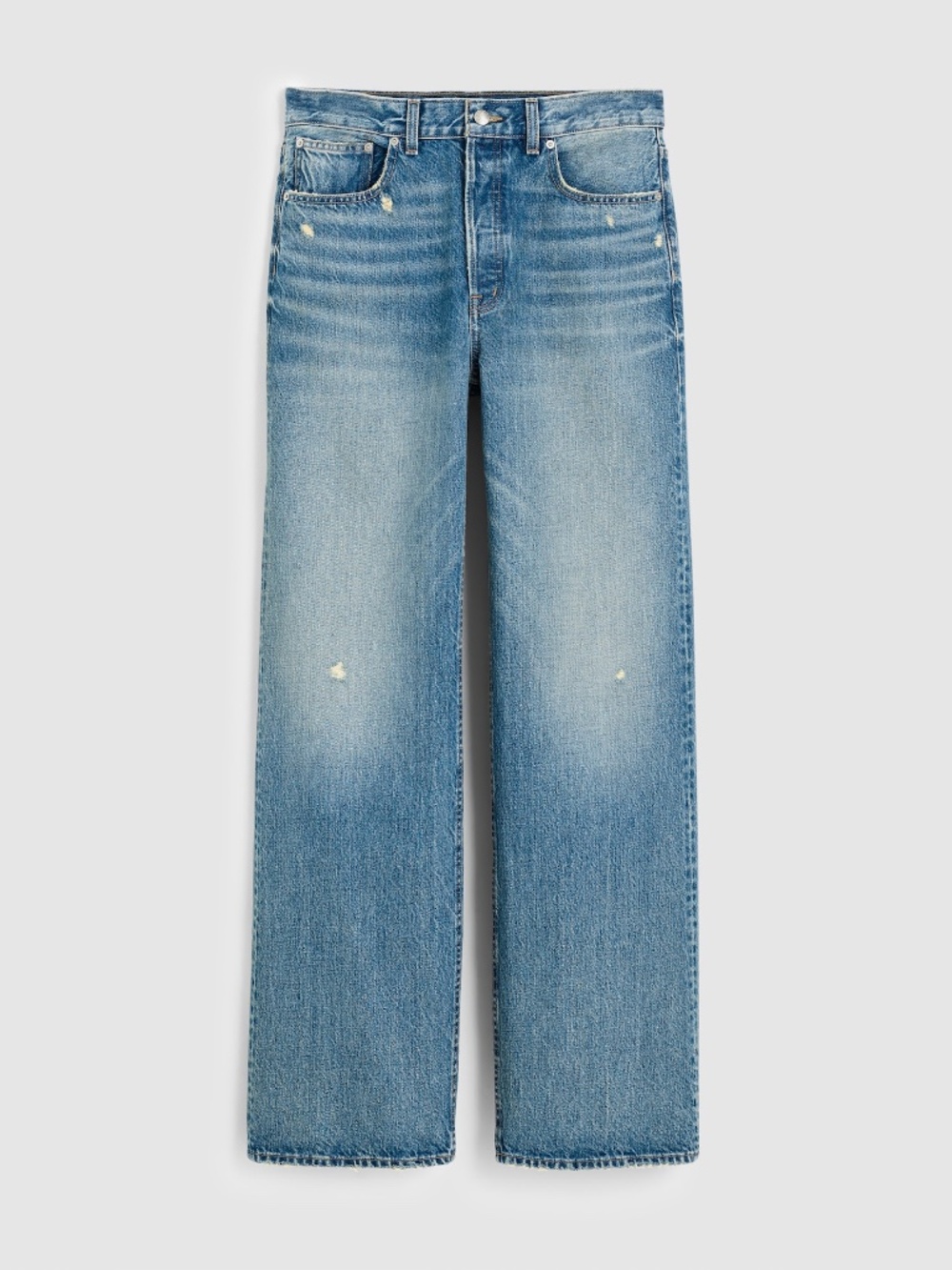 NWT Madewell low slung baggy full length inseam jeans - Picture 5 of 16